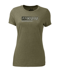 Women's Here to Hunt Gritstone T-Shirt | Military Green