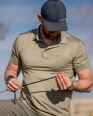 KUIU Performance Polo Topo | Gunmetal Topo