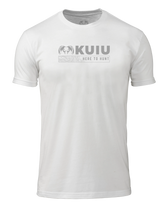 KUIU Topo Here to Hunt T-Shirt | White