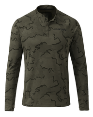 Ridgepoint Fleece Henley | Ash Tonal