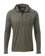 ULTRA Merino 145 Zip-T Hunting Hoodie | Ash