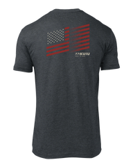 KUIU Retro Flag Fade T-Shirt | Charcoal