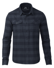 Field Flannel Shirt | Steel Blue Buffalo Check