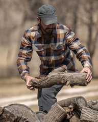 Field Flannel Shirt | Saddle Trio
