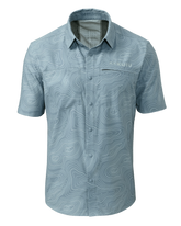 Mesa Vented SS Snap Shirt Topo | Glacier Topo Print