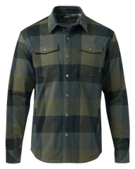 Field Flannel Fleece Shirt Jacket | Verde Plaid