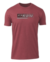 KUIU Here to Hunt Gritstone T-Shirt | Cardinal