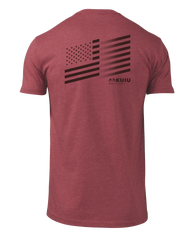 KUIU Solid Flag Fade T-Shirt | Cardinal