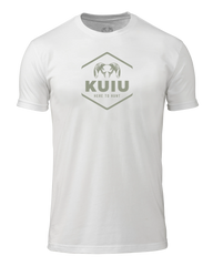 KUIU Stacked Here to Hunt T-Shirt | White
