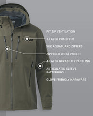 Yukon TR Rain Jacket | Ash