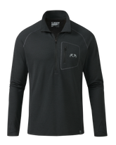 PRO Merino 200 Zip-T | Black