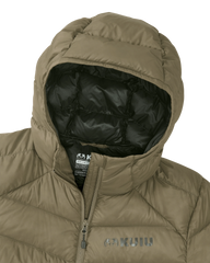 Women's Super Down LT Hooded Jacket | Khaki