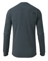 Canyon Waffle Henley | Steel Blue Heather