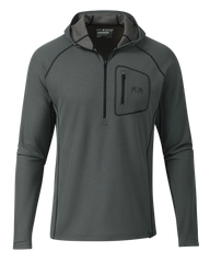 PRO Merino 200 Zip-T Hoodie | Gunmetal