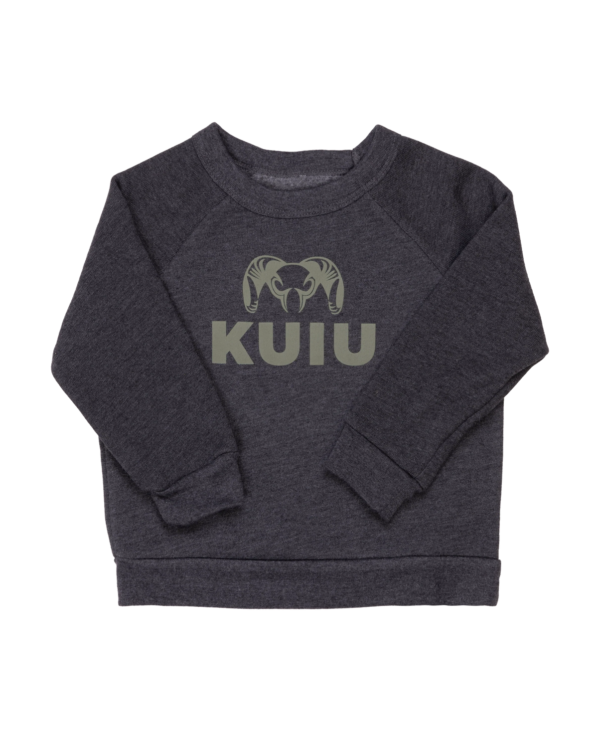 Toddler Stacked Logo Crewneck Sweatshirt | Olive