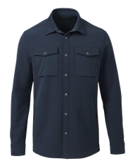 Blockfield Fleece Shirt Jacket | Steel Blue