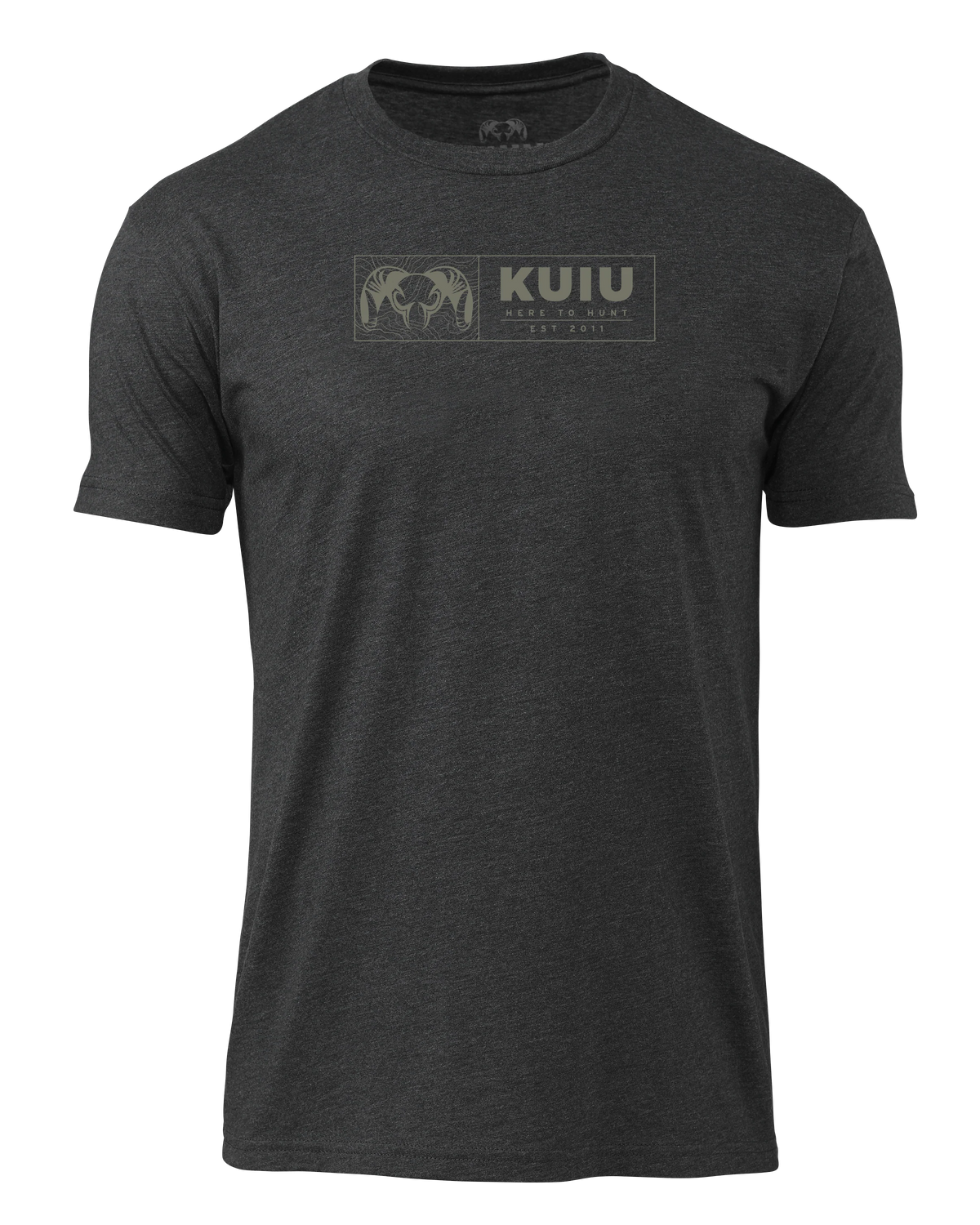 KUIU Topo Block T-Shirt | Charcoal