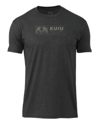 KUIU Topo Block T-Shirt | Charcoal