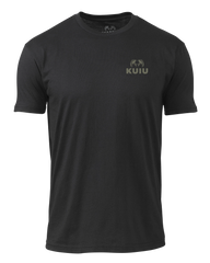 KUIU Solid Flag Fade T-Shirt | Black
