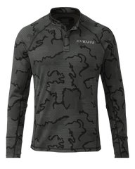 Ridgepoint Fleece Henley | Black Tonal