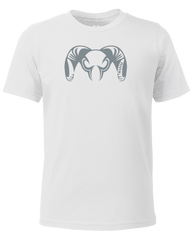 Youth Engraved Ram T-Shirt | White