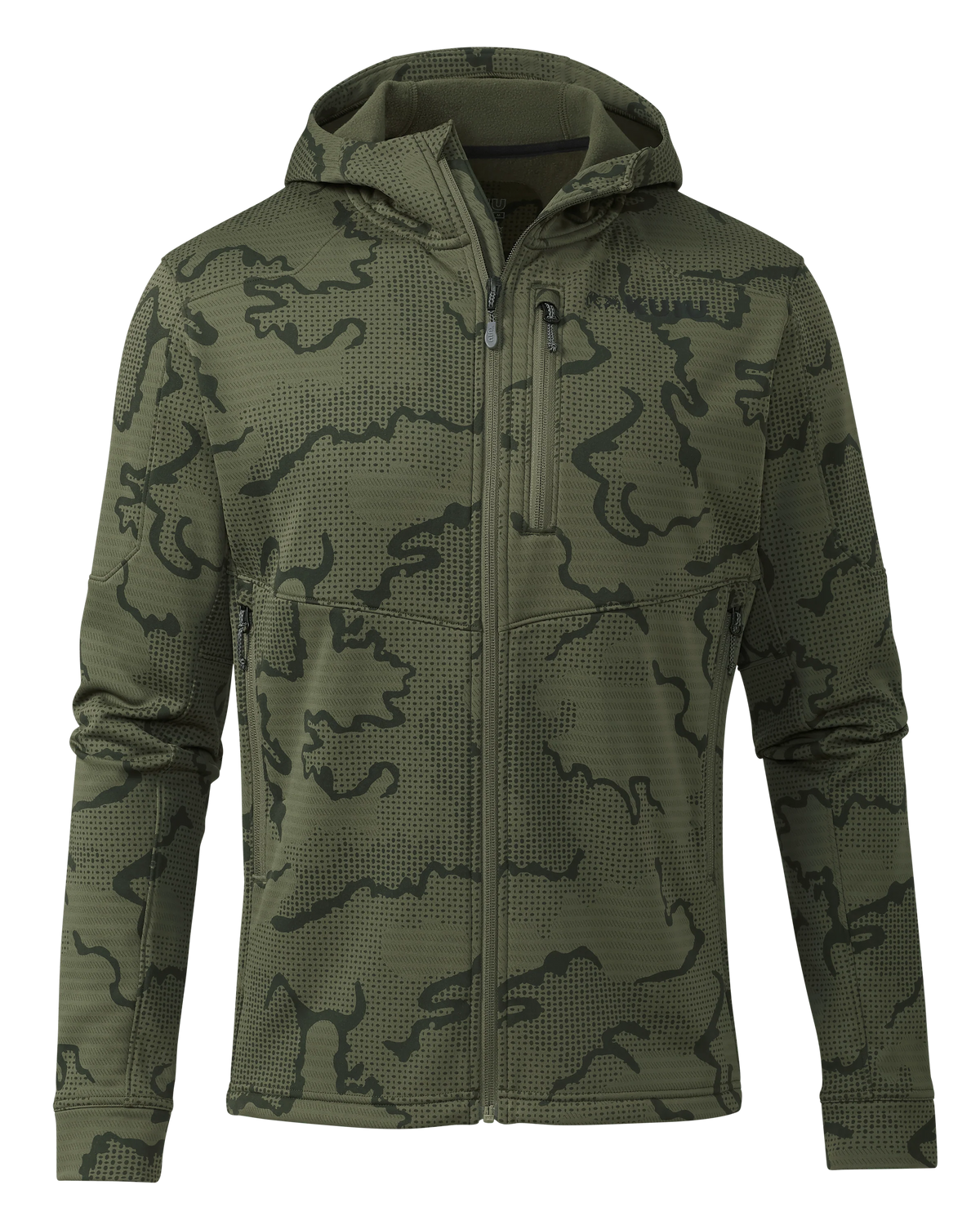 Ridgepoint Fleece Hoodie | Olive Tonal