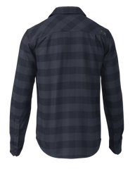 Field Flannel Shirt | Steel Blue Buffalo Check
