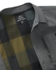 Motive Flannel Lined Shirt Jacket | Gunmetal