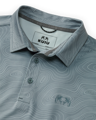 KUIU Performance Polo Topo | Slate Topo