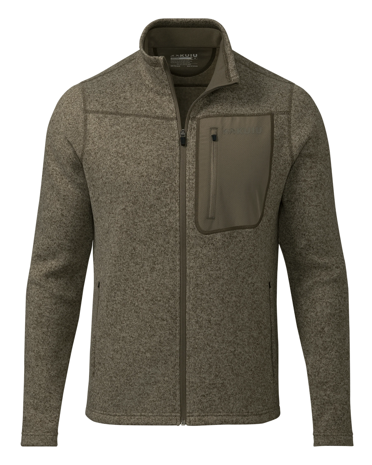 Base Camp Full Zip Sweater | Ash Heather