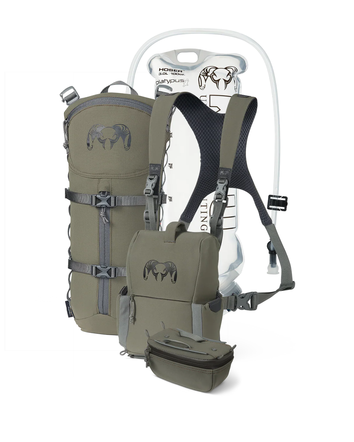 PRO G3 Bino Hydration Set | Ash