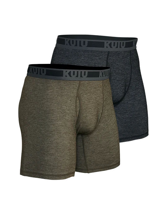 ULTRA Merino Boxer Brief 2-Pack | Black-Ash