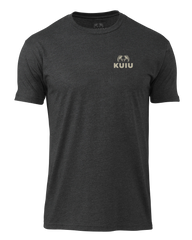 KUIU Retro Flag Fade T-Shirt | Charcoal