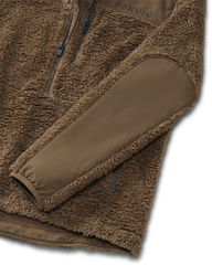 Sherpa Fleece Zip Pullover | Grizzly
