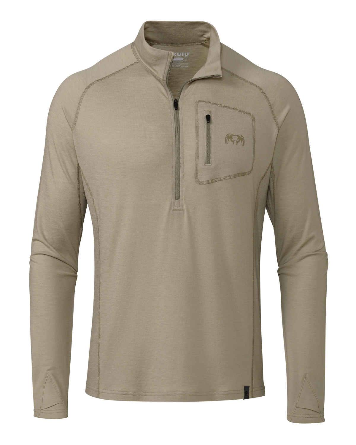ULTRA Merino 145 Zip-T Hunting Shirt | Bone