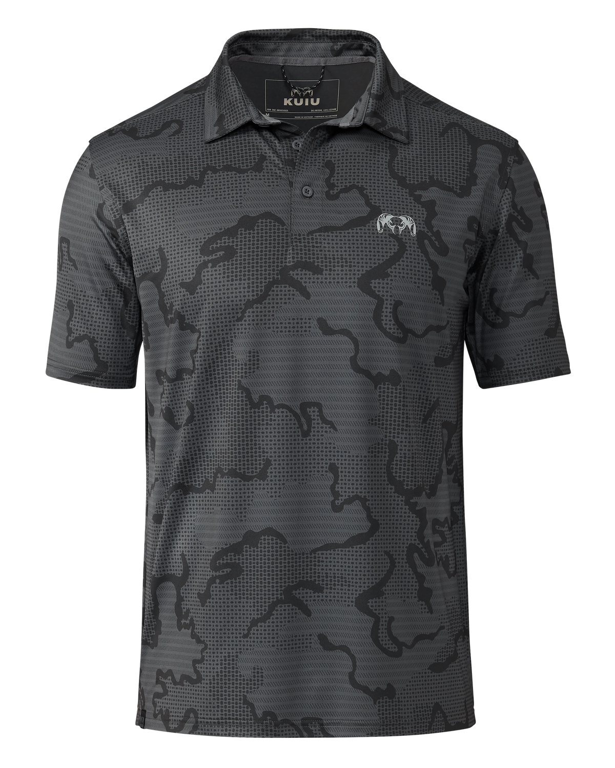 KUIU Performance Polo | Gunmetal Tonal