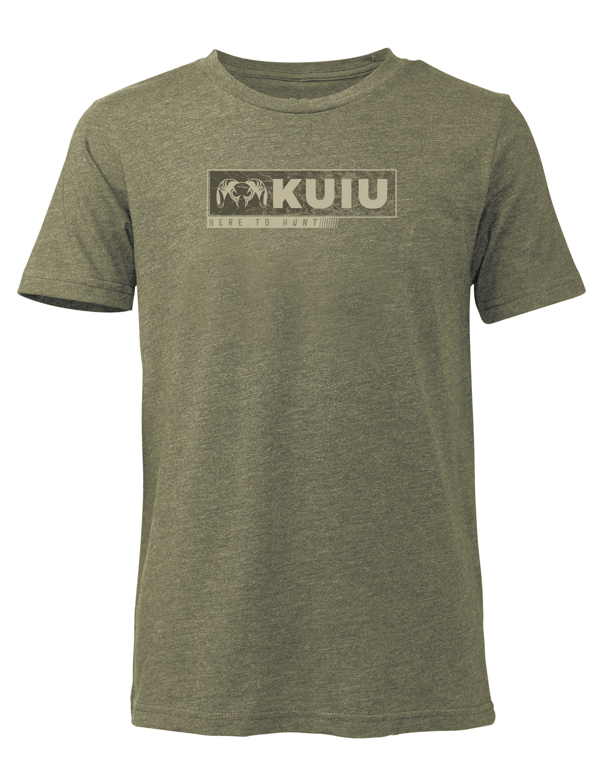 Youth Here to Hunt Gritstone T-Shirt | Military Green