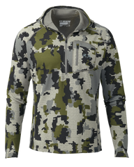 PRO Merino 200 Zip-T Hoodie | Verde