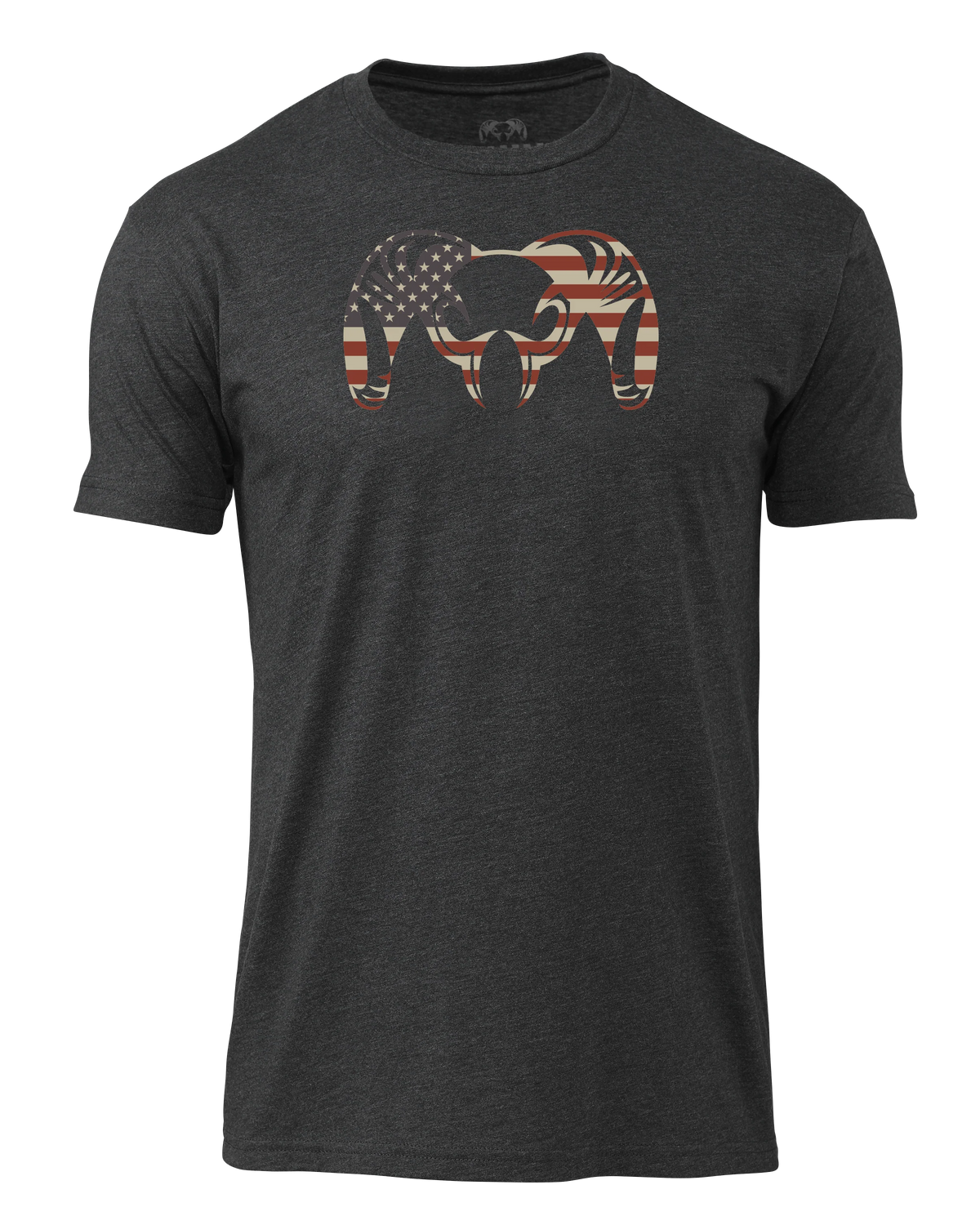 KUIU Solid Patriotic Ram T-Shirt | Charcoal