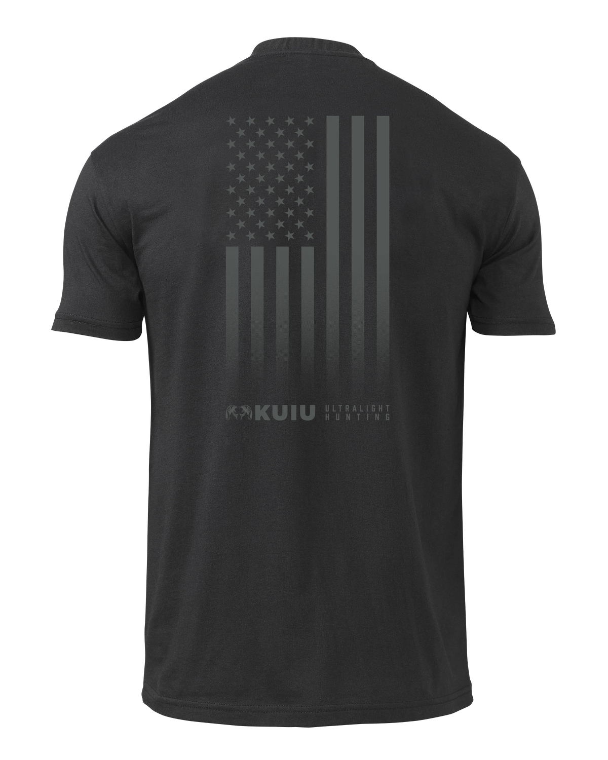 KUIU Vertical Flag Logo T-Shirt | Black