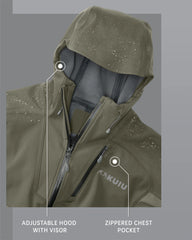 Axis Hybrid Hooded Jacket | Ash