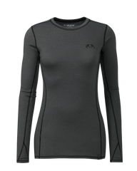 Women's ULTRA Merino 145 LS Crew | Gunmetal