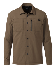 Motive Flannel Lined Shirt Jacket | Major Brown