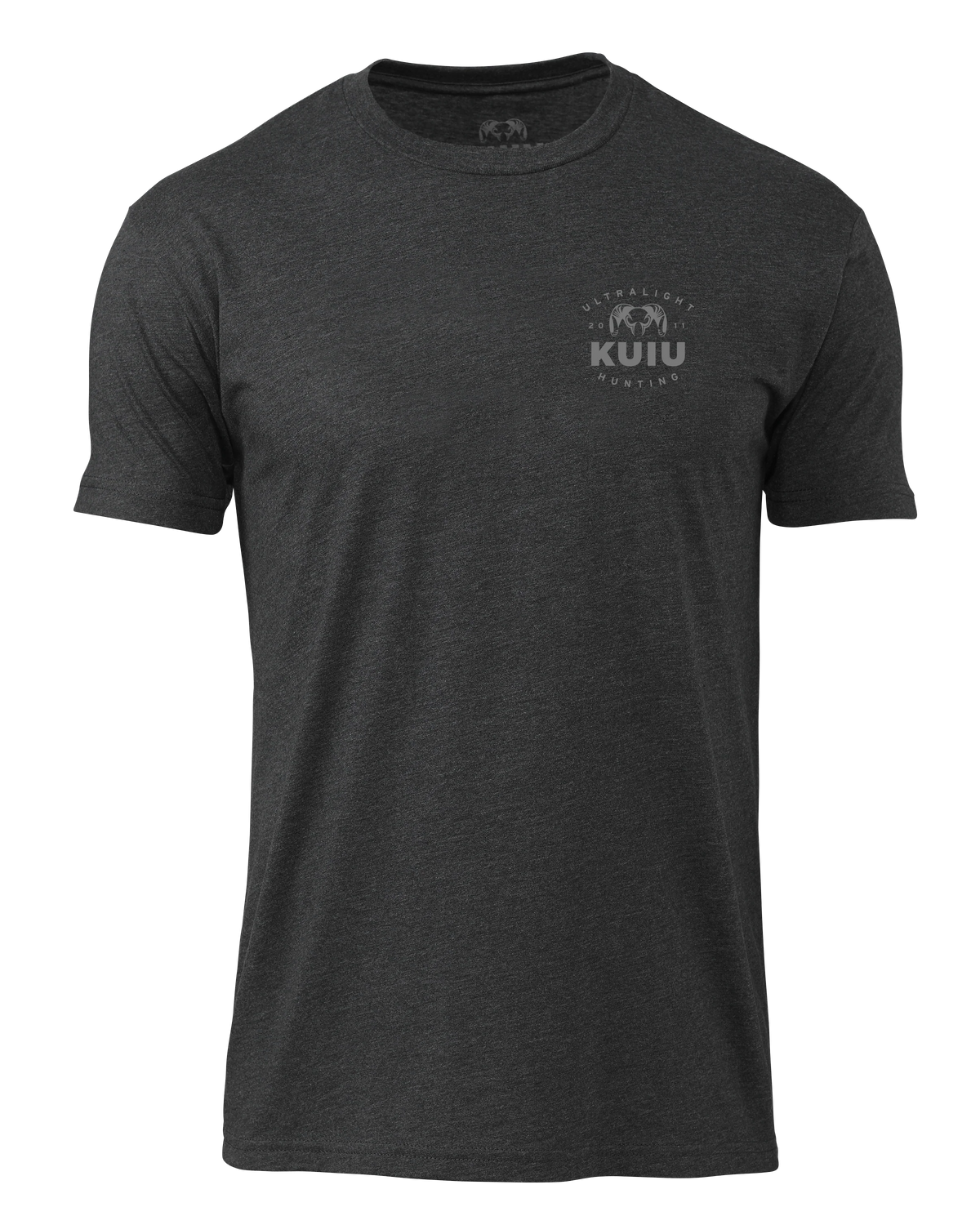 KUIU Ultralight Chest Logo T-Shirt | Charcoal