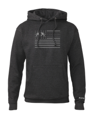 Info Flag Hoodie | Charcoal