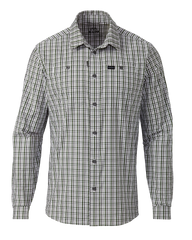 Borrego LS Shirt | Mini Cross Check Verde Plaid