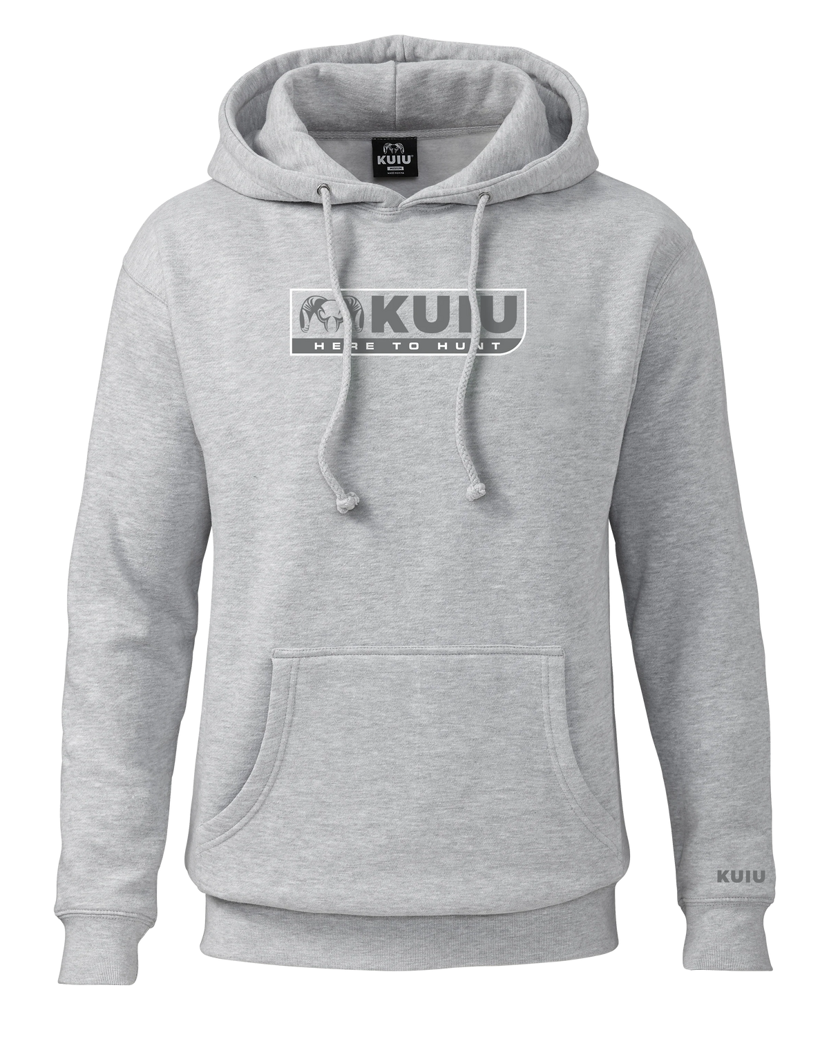 KUIU Here to Hunt Hoodie | Heather Grey