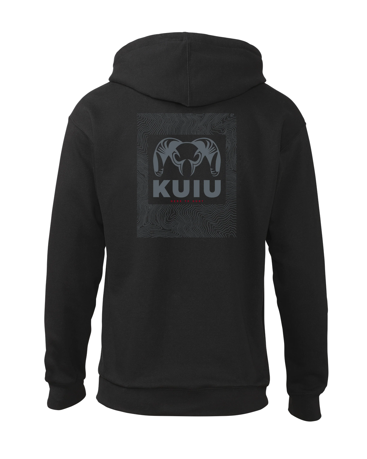 KUIU Topo Back Logo Hoodie | Black