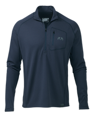 PRO Merino 200 Zip-T | Steel Blue
