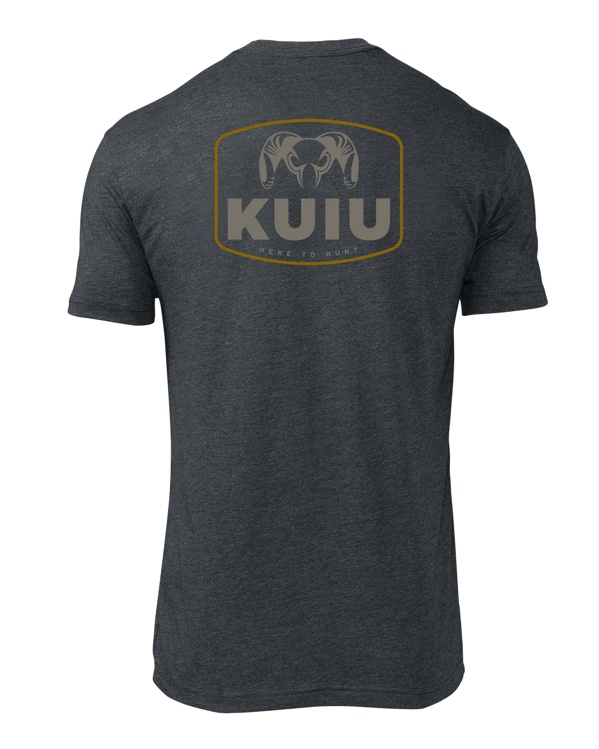 KUIU Here to Hunt Patch T-Shirt | Charcoal